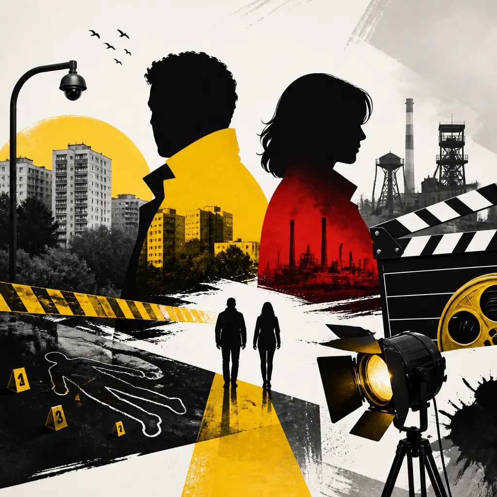 Illustration editoriale pour Jamel Debbouze prépare ‘Meurtres à Trappes’ pour France Télévisions
