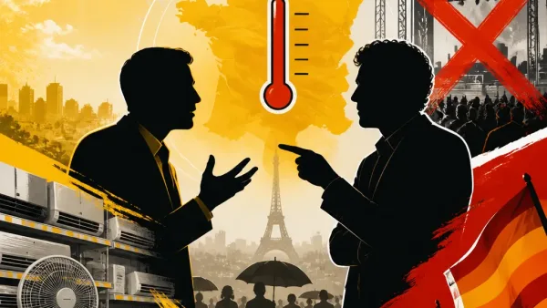 Illustration editoriale pour Mohamed Bouhafsi tacle Yann Barthès après ses propos sur la canicule