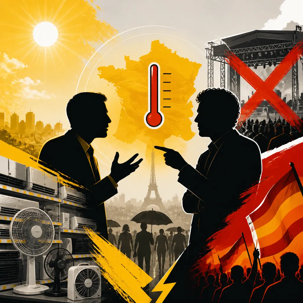 Illustration editoriale pour Mohamed Bouhafsi tacle Yann Barthès après ses propos sur la canicule