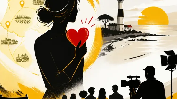 Illustration editoriale pour Flavie Flament émue aux adieux de sa dernière émission « Flavie en France »