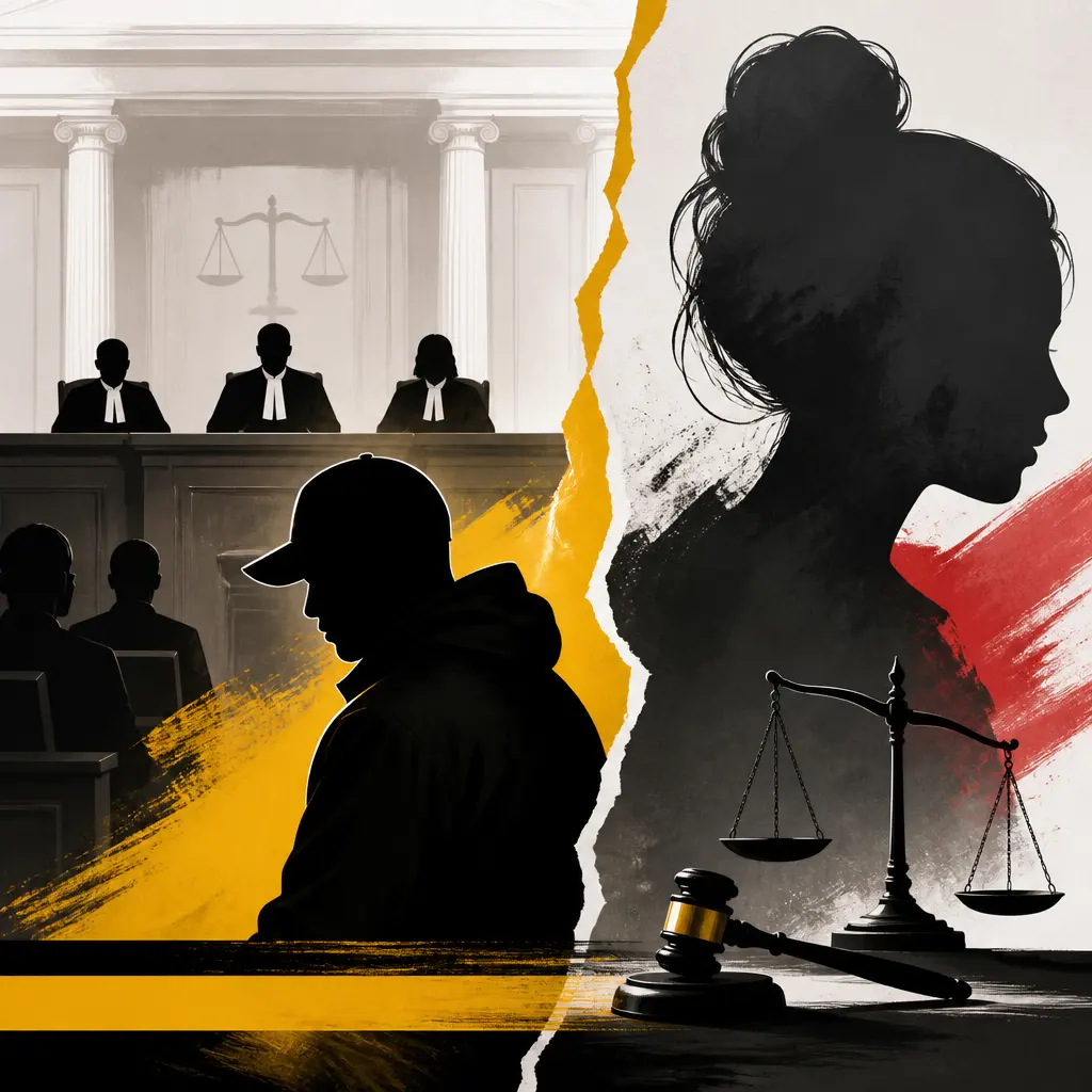 Illustration editoriale pour « Elle me reproche d’avoir révélé la vérité » : Doums réagit à l’ouverture de son procès