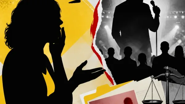 Illustration editoriale pour Patrick Bruel : Anne Roumanoff se dit choquée