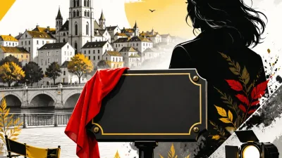 Illustration editoriale pour Nathalie Baye : une place à Angoulême trois mois après son décès