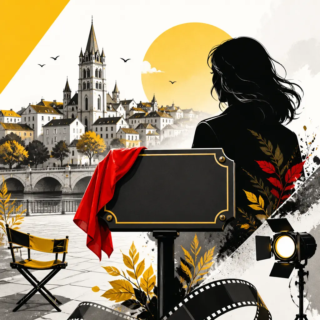 Illustration editoriale pour Nathalie Baye : une place à Angoulême trois mois après son décès