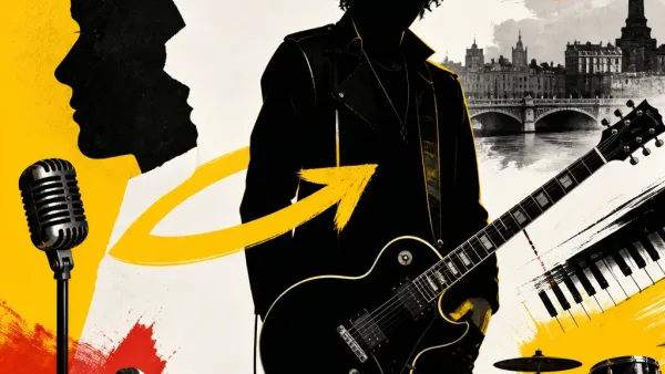 Illustration editoriale pour Yarol Poupaud a changé de nom pour faire plus rock
