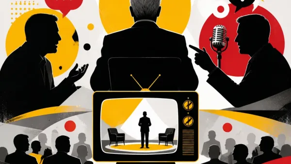 Illustration editoriale pour Emmanuel de Villiers défend Michel Drucker après les critiques d&rsquo;Alain Marschall