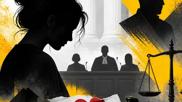 Illustration editoriale pour Procès de Stéphane Plaza : le témoignage glaçant de son ex-compagne Amandine