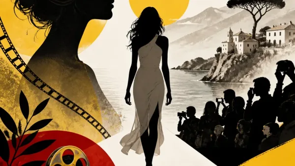 Illustration editoriale pour Laetitia Casta : Athena, sa fille, crée l’événement au défilé Jacquemus