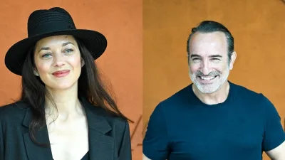 Marion Cotillard et Jean Dujardin ensemble, complices et déchaînés à Roland-Garros