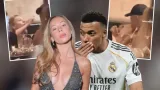 Mbappé et Exposito s'embrassent lors d'un dîner en amoureux
