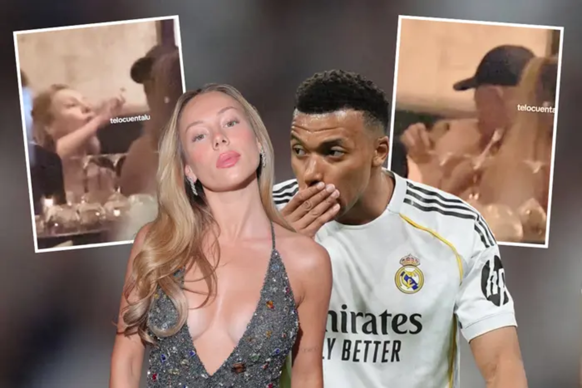 Mbappé et Exposito s'embrassent lors d'un dîner en amoureux