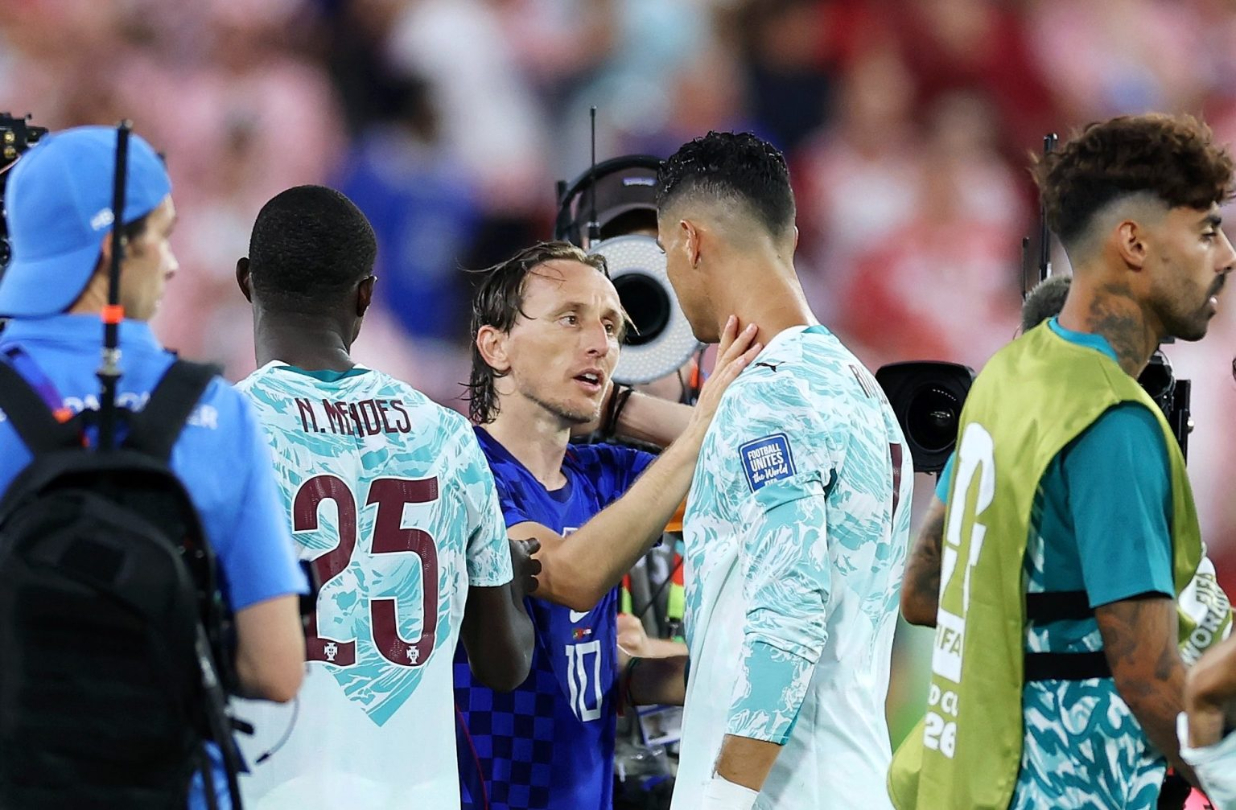 Cristiano Ronaldo et Luka Modric