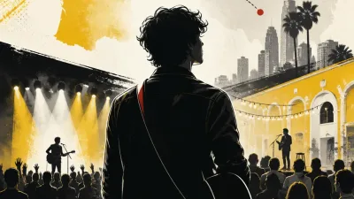 Illustration editoriale pour Patrick Bruel : son fils Léon Hesby se dit ravi de l’accueil des Français malgré l’affaire
