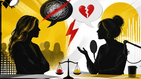 Illustration editoriale pour « Tu m’étonnes » : Clara Morgane répond aux excuses d&rsquo;Enora Malagré pour son comportement à la télévision