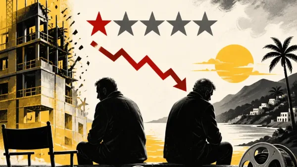 Illustration editoriale pour Kad Merad et Patrick Timsit : « Nous n’avons pas ri une seule fois » après la sortie de leur comédie