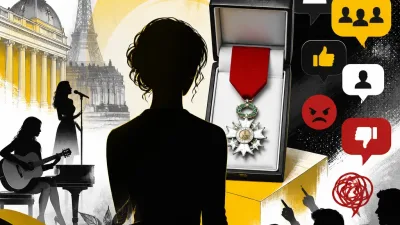 Illustration editoriale pour Nolwenn Leroy : une décoration à la Légion d’honneur critiquée sur les réseaux