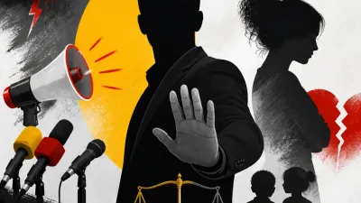 Illustration editoriale pour Jimmy Mohamed nie avoir exercé des violences envers la mère de ses enfants