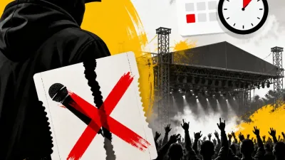 Illustration editoriale pour Booba annule au dernier moment sa présence aux Ardentes 2026 en Belgique