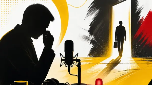 Illustration editoriale pour Thomas Sotto fait ses adieux à RTL avec la gorge nouée : « cette décision n’est pas la mienne »