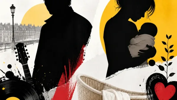 Illustration editoriale pour Lulu Gainsbourg est devenu papa pour la première fois en cachette