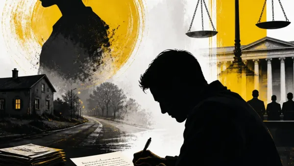 Illustration editoriale pour Cédric Jubillar avoue le meurtre de son épouse Delphine dans une lettre adressée à son avocat