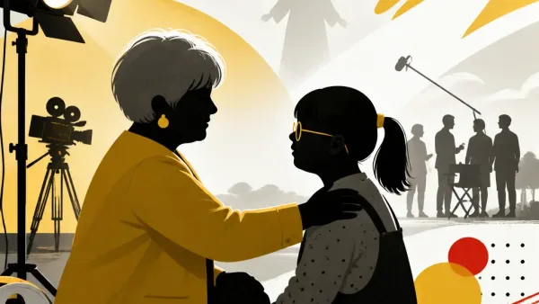 Illustration editoriale pour Mimie Mathy évoque son tournage particulier avec Mayane dans Joséphine, ange Gardien