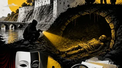 Illustration editoriale pour Besançon : un ancien comédien retrouvé momifié sous les remparts, il avait partagé l’affiche avec Sim