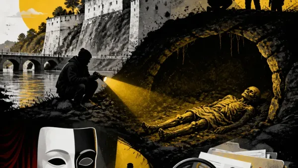 Illustration editoriale pour Besançon : un ancien comédien retrouvé momifié sous les remparts, il avait partagé l’affiche avec Sim