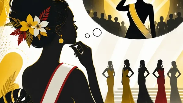 Illustration editoriale pour Miss France 2027 : Hinaupoko Devèze pense déjà savoir qui va gagner l’élection