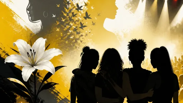 Illustration editoriale pour Lauren Bennett : avant elle, une autre membre de son groupe G.R.L. est morte à 25 ans