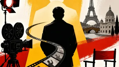 Illustration editoriale pour Pierre Lottin incarnera Louis de Funès dans un biopic