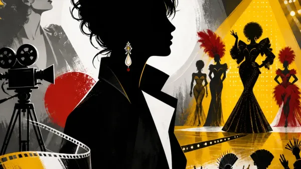 Illustration editoriale pour Isabelle Adjani, meilleure invitée de toutes les saisons réunies de Drag Race France