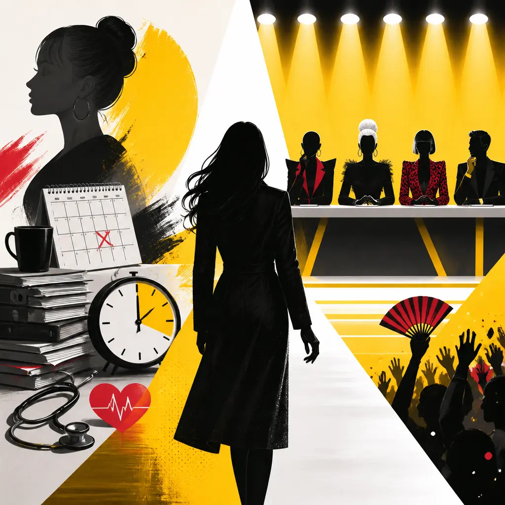 Illustration editoriale pour Shy’m remplacée par Anggun au jury de Drag Race France