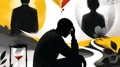 Illustration editoriale pour Gaston Ardisson sous le choc après la mort rapide de ses parents Thierry Ardisson et Béatrice et explique pourquoi