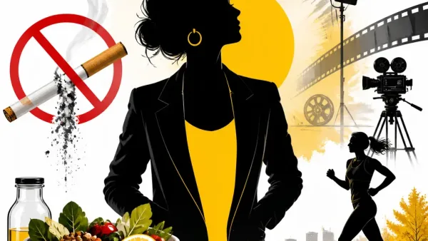 Illustration editoriale pour Alexandra Lamy a arrêté de fumer après 14 tentatives
