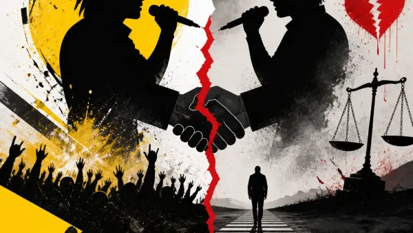 Illustration editoriale pour Shaka Ponk juge « totalement débile » son duo avec Bertrand Cantat