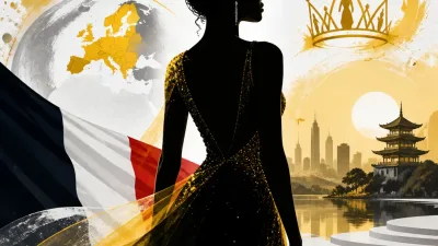 Illustration editoriale pour Indira Ampiot dévoile sa photo officielle en tant que candidate de la France à Miss World 2026