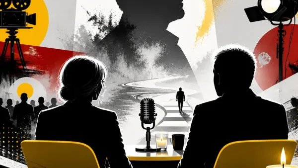 Illustration editoriale pour Thierry Ardisson : un an après sa mort, Audrey Crespo-Mara et Laurent Baffie s’unissent pour lui rendre hommage