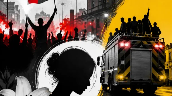 Illustration editoriale pour Auphélie, 17 ans, meurt après une chute d’un camion en célébrant la victoire des Bleus