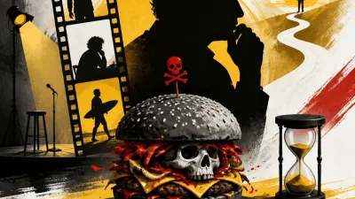 Illustration editoriale pour Bruno Salomone se confie sur le « cauchemar » du Burger de la Mort, l’épreuve culte de Burger Quiz
