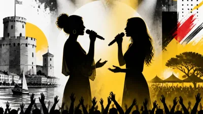 Illustration editoriale pour Marguerite invite Helena pour un duo aux Francofolies