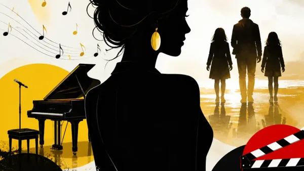 Illustration editoriale pour Alice Taglioni dit ce qu’elle pense de Liv-Helen et Sacha, les filles de Laurent Delahousse