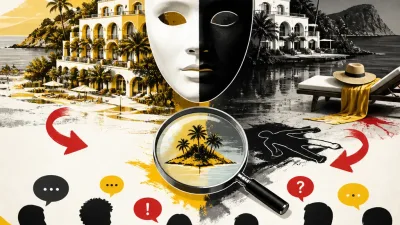 Illustration editoriale pour TF1 : les internautes accusent Demain nous appartient de plagier The White Lotus de HBO