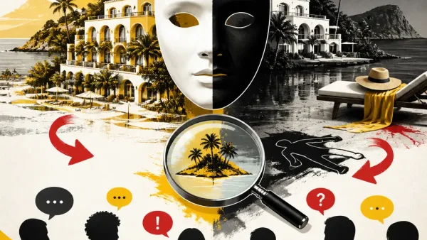 Illustration editoriale pour TF1 : les internautes accusent Demain nous appartient de plagier The White Lotus de HBO