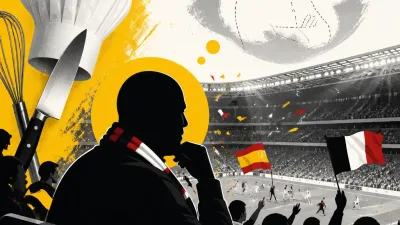Illustration editoriale pour Le sosie de Philippe Etchebest repéré à Dallas lors du match France-Espagne
Un sosie de Philippe Etchebest aperçu à la mi-temps du match France-Espagne à Dallas
Philippe Etchebest : son sosie remarqué pendant le match France-Espagne à Dallas