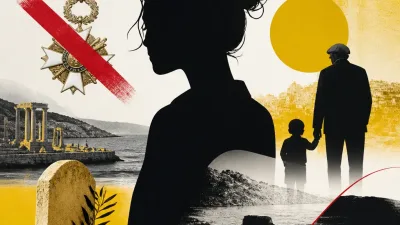 Illustration editoriale pour Rachida Brakni : son père enterré à Tipaza entre France et Algérie