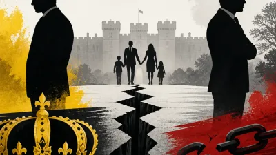 Illustration editoriale pour Prince William n&rsquo;entretient plus aucun contact avec Harry