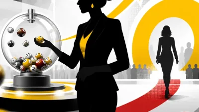 Illustration editoriale pour Élodie Villemus succède à Karine Ferri et présente les tirages du Loto sur TF1