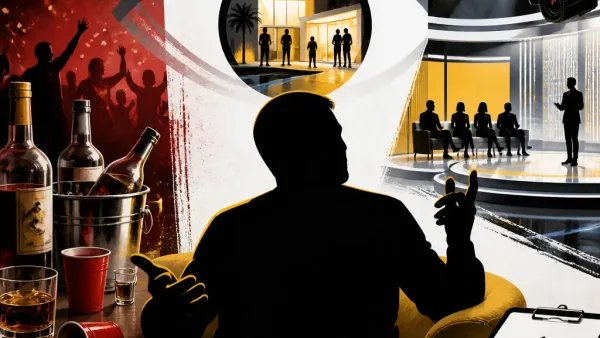 Illustration editoriale pour Xavier Delarue révèle sa consommation d’alcool à chaque prime de Secret Story