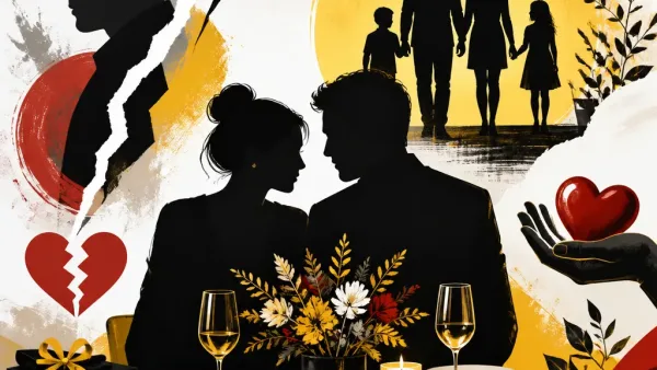 Illustration editoriale pour Vanessa Demouy profite des 52 ans de son mari pour tacler son ex Philippe Lellouche